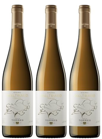 Familia Torres Waltraud, Vino Blanco - 3 botellas de 75 cl, Total: 2250 ml
