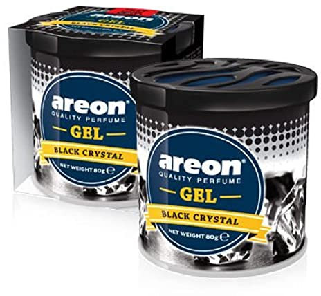AREON Lufterfrischer Gel CAN Auto Duft Duftdose Raumduft Erfrischer Autolufterfrischer (Black Crystal)