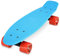 Xootz Kinder Plastic Kid's Retro Cruiser Skateboard aus Kunststoff, 55,9 cm, Blau, 22-Inch