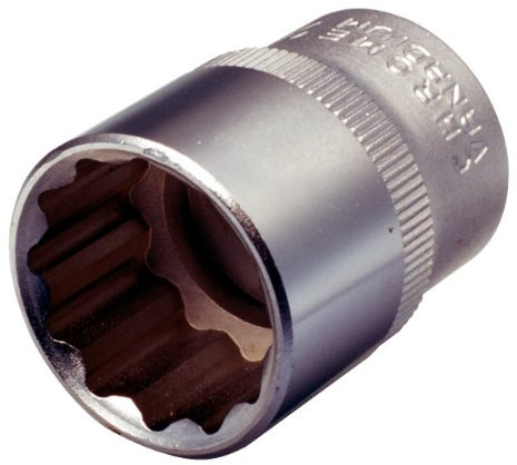 KS Tools 911.1584 1/2 12-kant-Stecknuss, 24mm