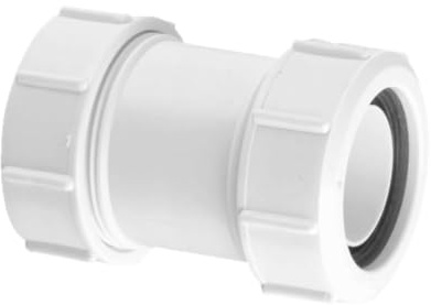 McAlpine T28M 1.5 Multifit Straight Connector for Solvent Weld Waste Pipes