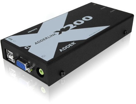 ADDER ADDERLink X200 Konsolenerweiterungen, Schwarz