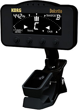 Korg AW3M Dolcetto Clip-On Tuner/Metronome for Orchestral Instruments