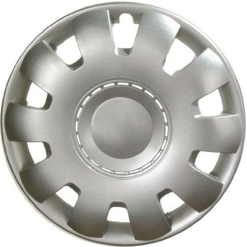 Tunershop 4 Radkappen Radzierblenden Typ Venus Lux Silber passend für Daihatsu 16 Zoll Stahlfelgen