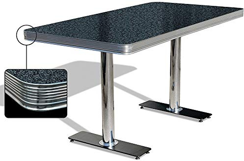 Bel Air Dinertisch Esstisch Tisch Bürotische Kantinentisch Gastrotisch Bistrotisch (Blackstone)