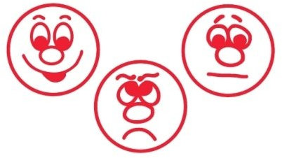 TimeTEX screen-printing-stamp, Three Different Faces