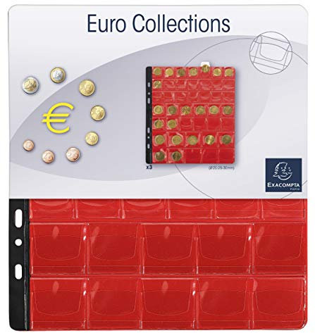 EXACOMPTA SACHET 3 RECH. Album PIECES 20/25/30mm