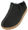 HAFLINGER Lammfellclog Saskatchewan Filzpantoffel Hausschuh Schwarz, Gr 42