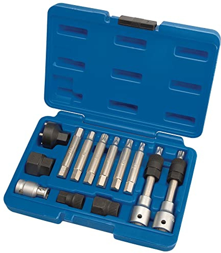 Draper 31913 Expert Alternator Pulley Tool Kit, 13 Pieces