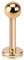 Piercingfaktor Piercing Stab Stecker Lippenpiercing Lippe Monroe Labret Lippen Ohr Tragus Helix Stud mit Kugel Innengewinde 1,2mm x 6mm x 3mm Rosegold