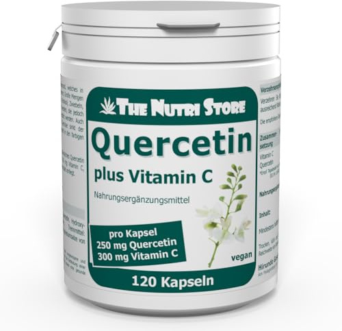 Quercetin 250 mg + Vitamin C 300 mg Kapseln 120 Stk.