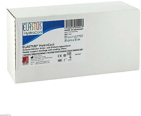 ELASTUS Hydrocool Binden 8 cmx5 m 10 Stück