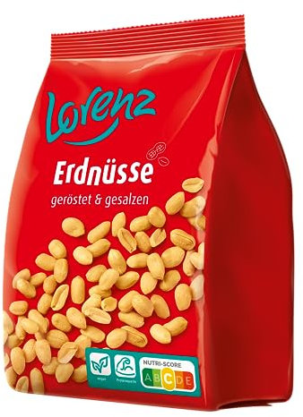 Lorenz Snack World Erdnüsse geröstet, gesalzen Stehbeutel, 1er Pack (1 x 1 kg)