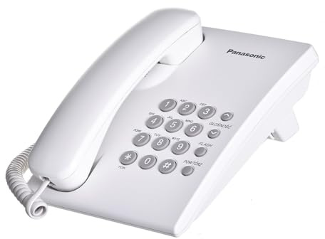 Panasonic KX-TS500PDW TELÃ‰FONO TELÃ‰FONO ANALÃ“GICO Blanco