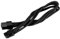 SilverStone SST-PP07-IDE6B - 25cm 6pin to PCI-E 6pin Sleeved Extention Cable, black