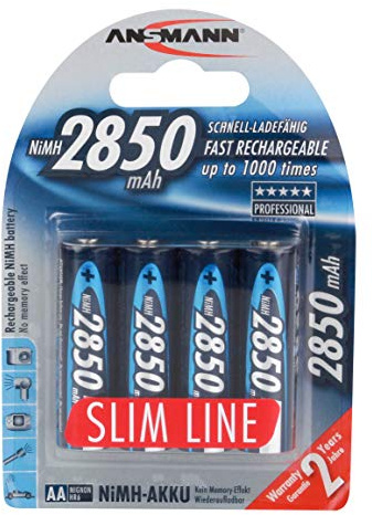 Ansmann AA 2850 mah 4pk Slimline Version