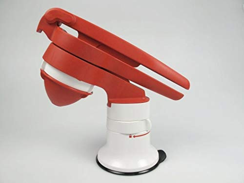 TUPPERWARE Chef Saftpresse rot-weiß mit Standfuß Chef Saft Presse 9881