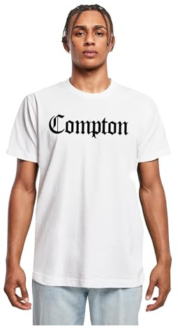 Mister Tee Herren Compton Tee XL White