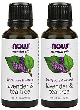 NOW Foods Lavender & Tea Tree Oil, 1 ounce (Pack of 2)