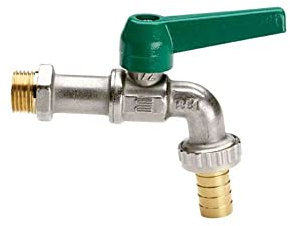 Glooke Selected Eko Frostschutz-Wasserhahn, vernickelt, 1.2, mehrfarbig, 1 Stück