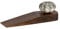 Nicola Spring Traditional Vintage Wooden Door Wedge Stop Block Stopper Doorstop - Flower Design
