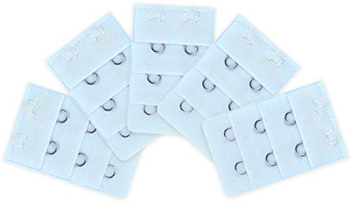 sourcingmap Donne Prolunga Reggiseno 3 File 2 Ganci Intimo Reggiseno Estensione Ganci Cinghia Adattatore Azzurro 5 PZ