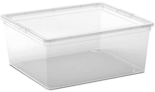 Kis 8404000 0202 02 Aufbewahrungsbox C Box, 18 L, Plastik, transparent, 40 x 34 x 17 cm