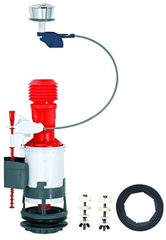 Wirquin 14010401 50 mm Jollyflush Doppelspülventil und Chromspülknopf – Mehrfarbig