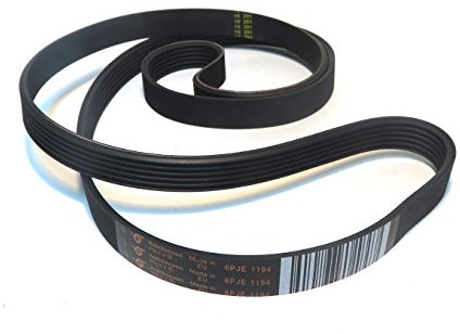 Hutchinson Washing Machine Belt 6PJE 1194, Rubber or Polyurethane