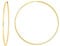 My Gold Damen Creolen Ohrringe Gold 333 Echtes Gelbgold (8 Karat) Ø 50mm Gross Goldohrringe Damenohrringe Viva Romana V0004854