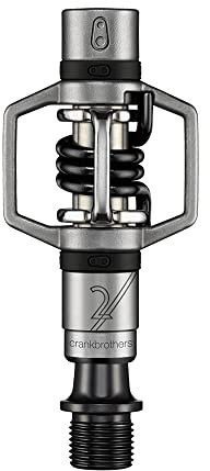 Crankbrothers Eggbeater-2 Pedals, Silver with Black Spring