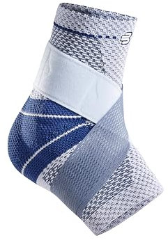 BAUERFEIND MalleoTrain Plus Knöchelbandage, Titan (rechts, 1)