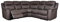 KAUF-UNIQUE.DE Relaxsofa Leder Ecksofa - Braun - Evasion