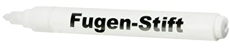 Maximex Fugenstift Weiß 2er Set, einfache Handhabung, sparsame Anwendung, für strahlend saubere Fugen, Inhalt: je 6 ml