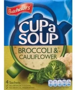 Batchelors Cup a Soup Broccoli & Cauliflower - 12 x 4 sachets