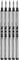 NEO+ 5 x Pen Refills Compatible with Mont Blanc Rollerball Pens of Lines: Solitaire, Noblesse, Generation, Scenum, Bohème, Classic and StarWalker, Jinhao, Gullor Rollerball Pen (5 Black Ink Refills)