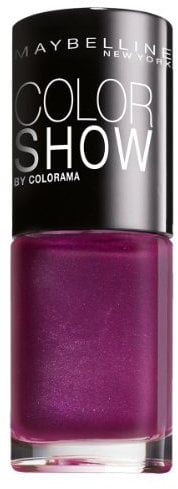 Maybelline New York Make-Up Nailpolish Color Show Nagellack Purple Gem/Ultra glänzender Farblack in glänzendem Lila, 1 x 7 ml