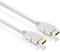 conecto HDMI Kabel HIGH Speed mit Ethernet (vergoldete Stecker, Full HD 1080p, 3D) 1,5m weiß