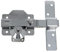 Amig - Serratura di sicurezza | Acciaio | Sistema Antibumping, Protezione contro il grimaldello e Antitrapano | Cilindro tondo: 50 mm | Finitura: Argentata | 170x105 mm