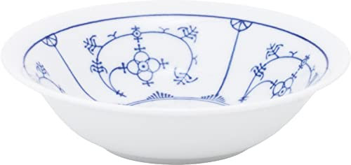 KAHLA 462900A75019H Blau Saks Dessertschale 13 cm | Müslischale mit Strohmuster aus Porzellan