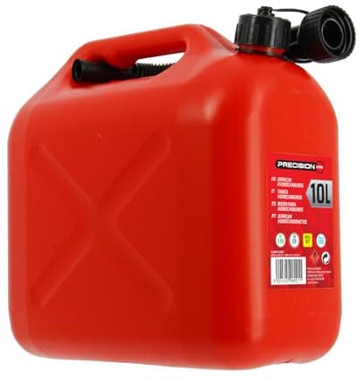 Cartec 506021 Bidón para Combustible de 10L homologado Diesel, Gasolina, Aceite, Hidrocarburos