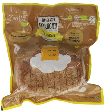 Veritas Pan de Molde sin gluten Trigo Sarraceno Rebanadas 360g ecológico