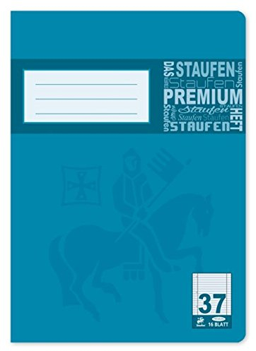 Schreibheft, Schulheft 37 A4 liniert Doppelrand, Staufen Schreibheft