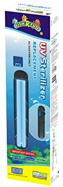 Fish R Fun 24W Green Killing Machine Spare UV Steriliser Bulb – Replacement 24 Watt Lamp for 24W Aquarium UV System – Water Clarification & Algae Control