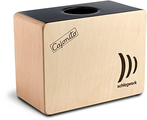 Schlagwerk DC300 Cajonito - kleine Cajon mit Quinto-Sound und Snare-Sound. Kleine Kastentrommel für Kinder und Erwachsene - vielseitiges Fun Musikinstrument mit tollem Klang - Made in Germany