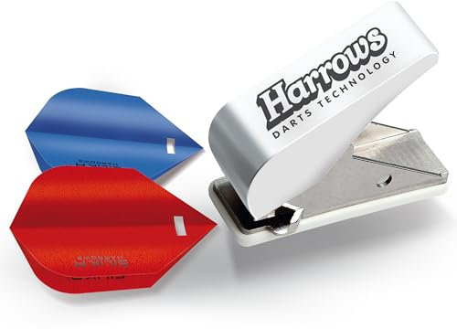 Harrows Herren Harrows Punch Flightlocher, mehrfarbig - Weiß / Silber, 6cm EU