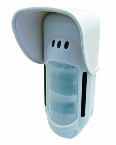 Proxe 551019 Sensore Wireless a Quadrupla Tecnologia da Esterno, Bianco