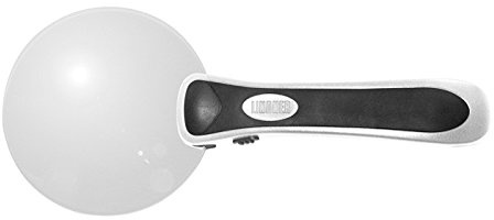 LINDNER Das Original Randlose LED-Leuchtlupe, Vergrößerung 2X