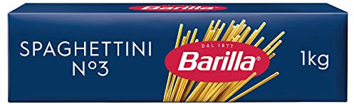Barilla Pasta Klassische Spaghettini n.3 aus hochwertigem Hartweizen immer al dente, (1 x 1 kg)