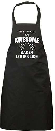 60 Second Makeover This Is What an Awesome Bäcker Sieht aus wie Schwarz Schürze Neuheit Geschenk Koch Haus Einweihung Küche Geschenk Muttertag